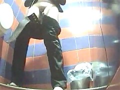 Sexy teens with hot ass takes a leak on spy cam